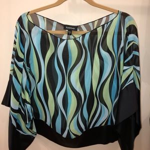 Bebe Chiffon top in excellent condition.